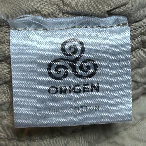 ORIGEN MAN Men's Bucket Hat with Navy/Yellow /Logo pattern Swim Shorts Set - Picture 5 of 10